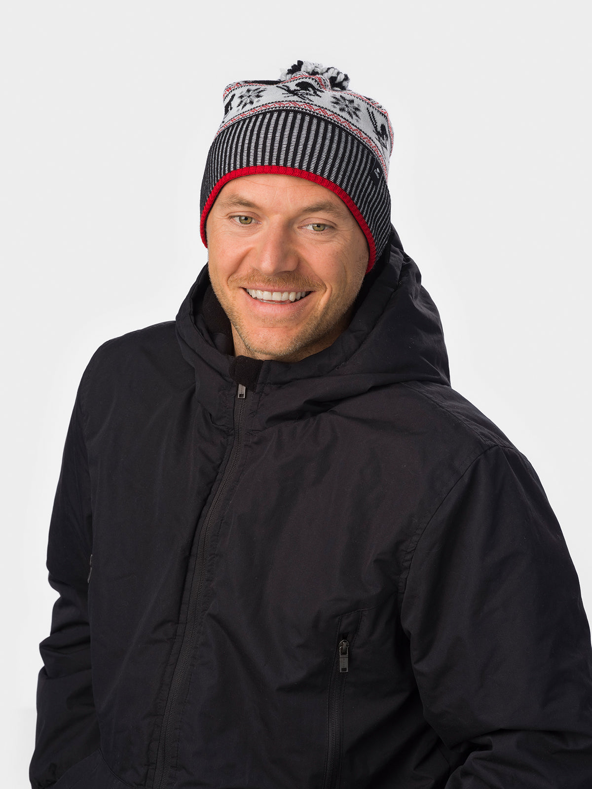 Retro Oversized Bommelmütze