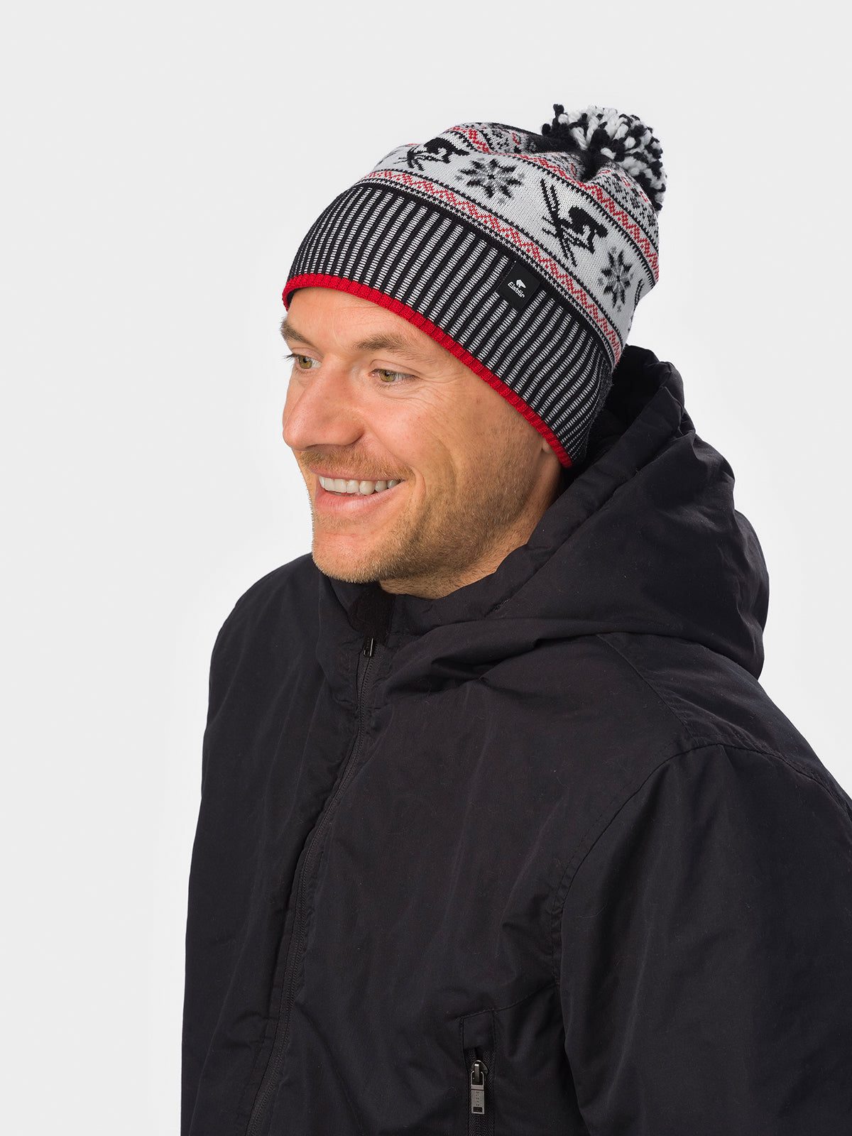 Retro Oversized Bommelmütze