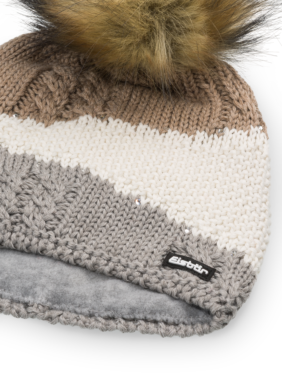 Eden Lux Crystal Bommelmütze