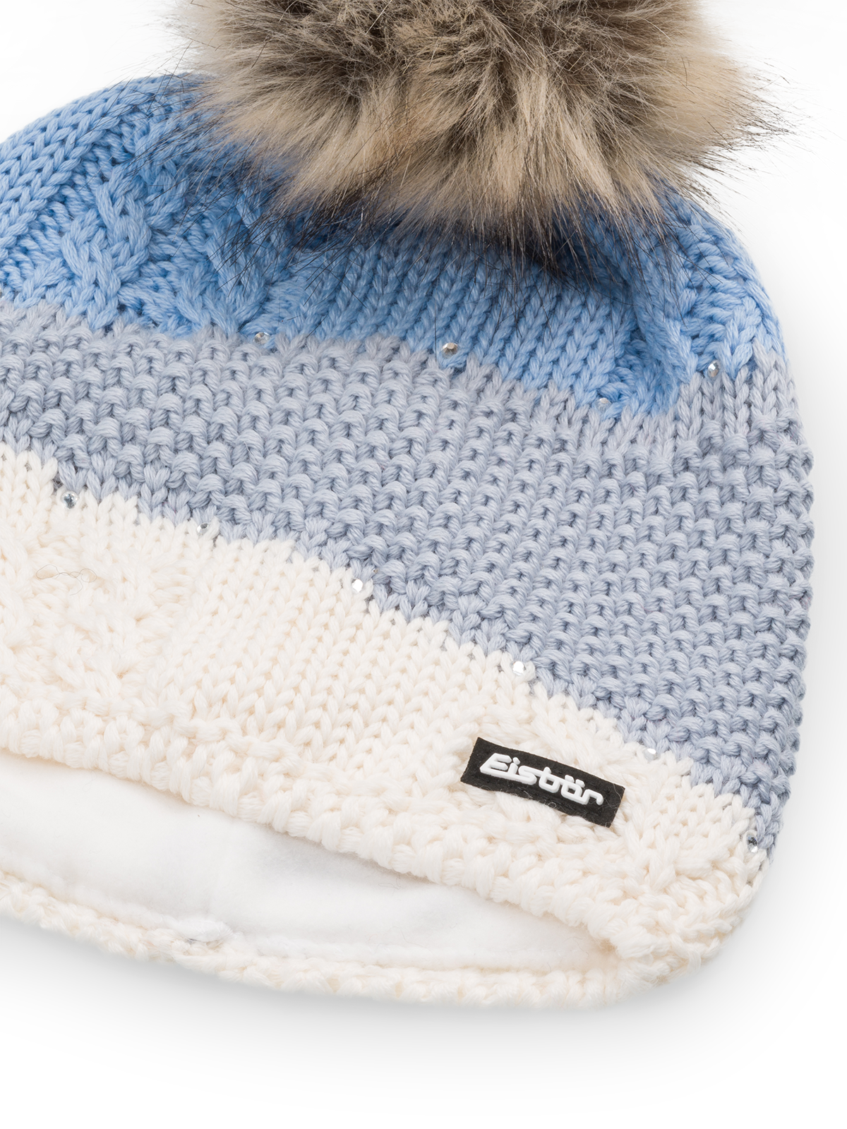 Eden Lux Crystal Bommelmütze