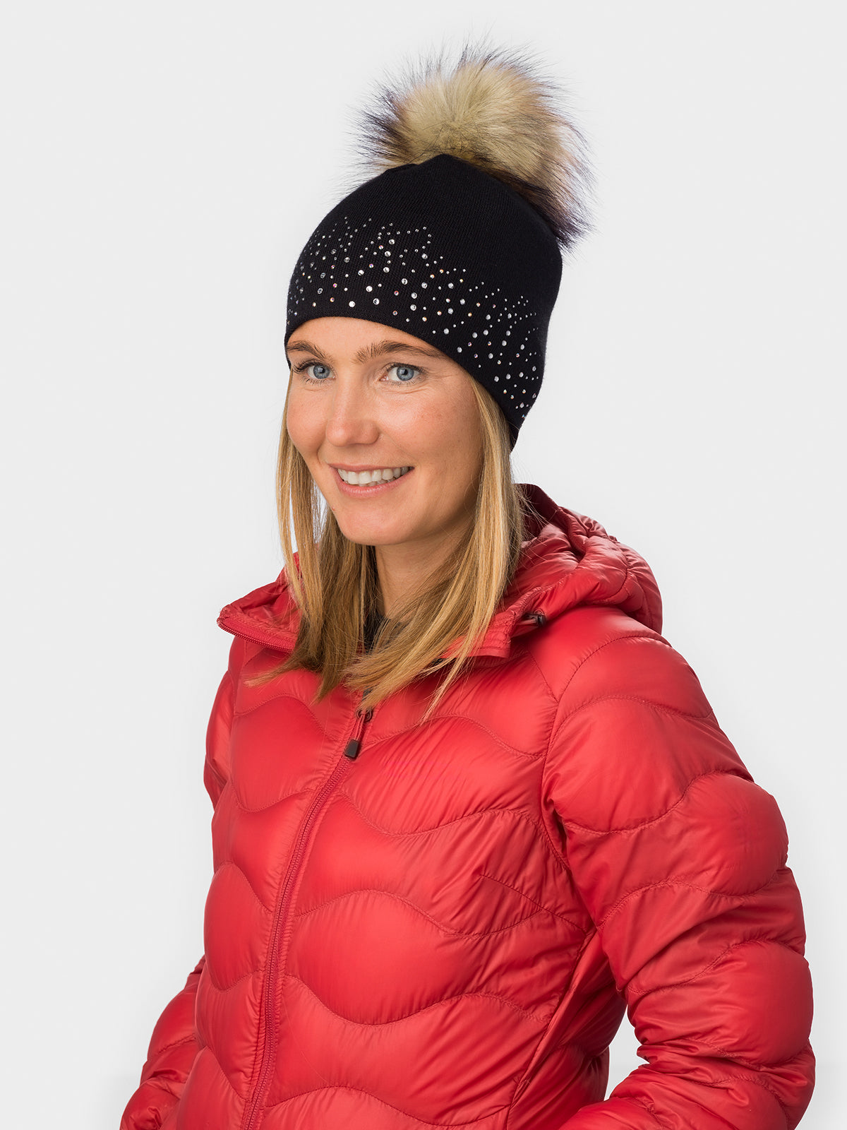 Nalin Lux Crystal Bommelmütze