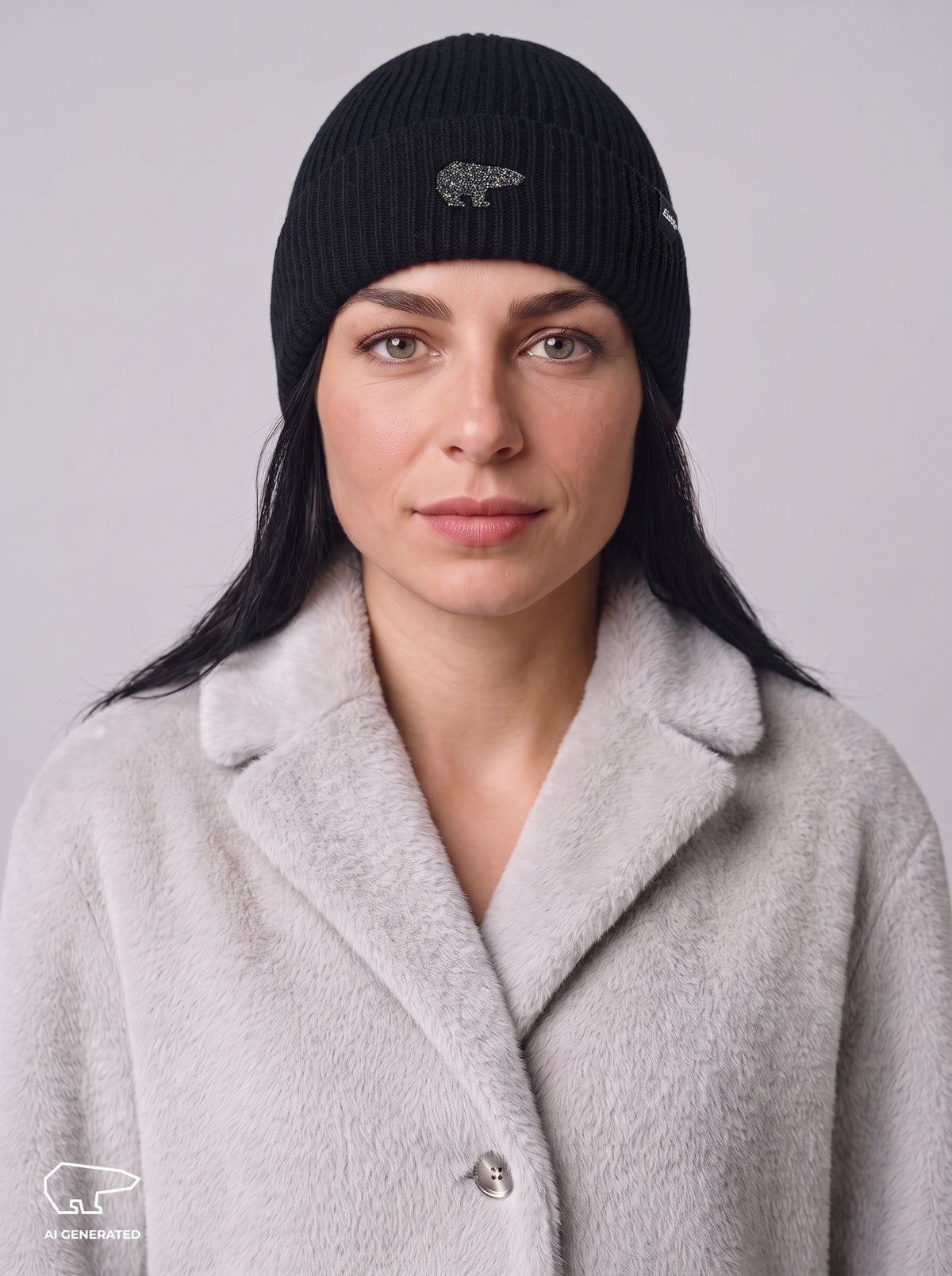 Elena Oversize Crystal Mütze