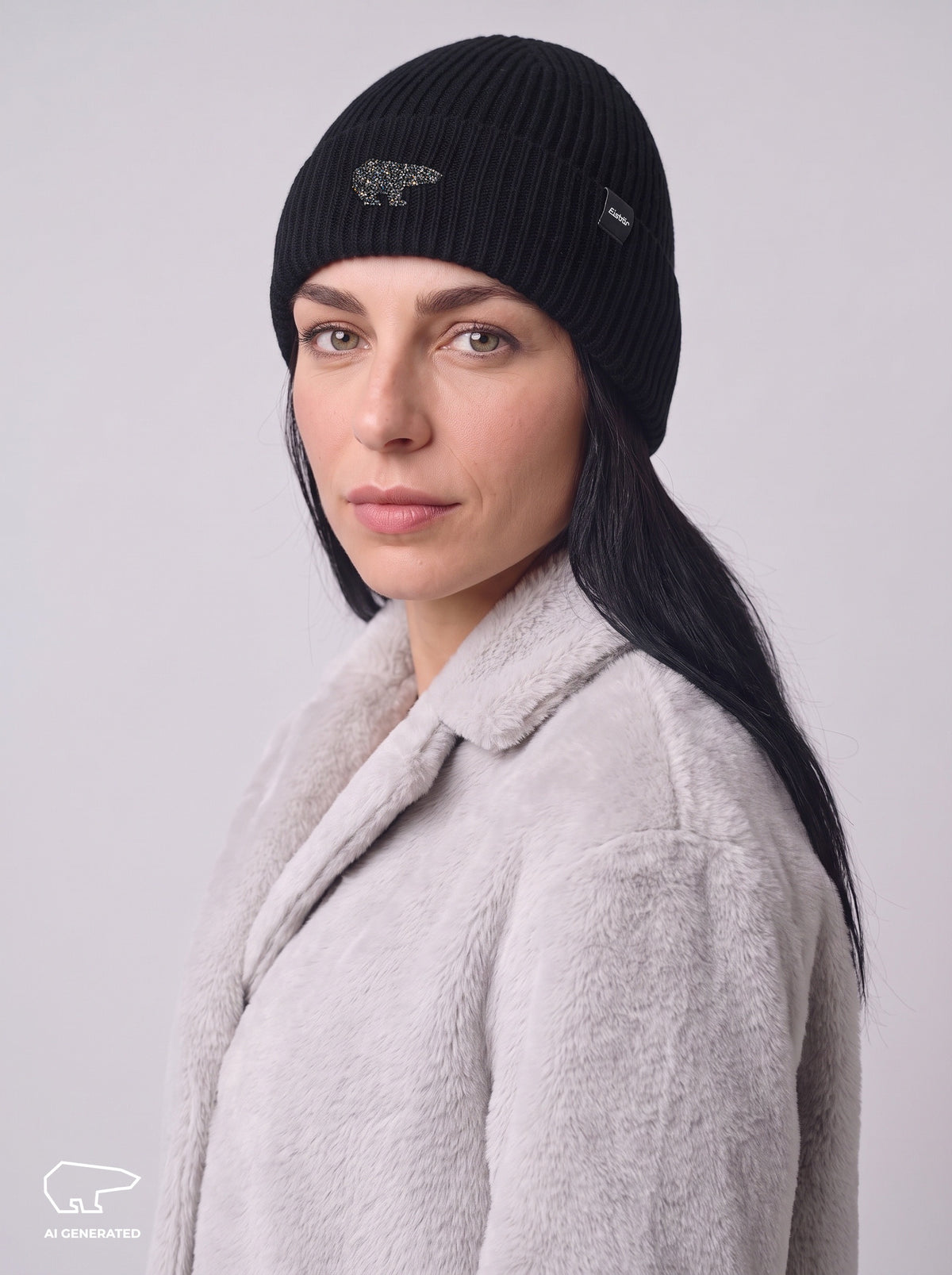 Elena Oversize Crystal Mütze