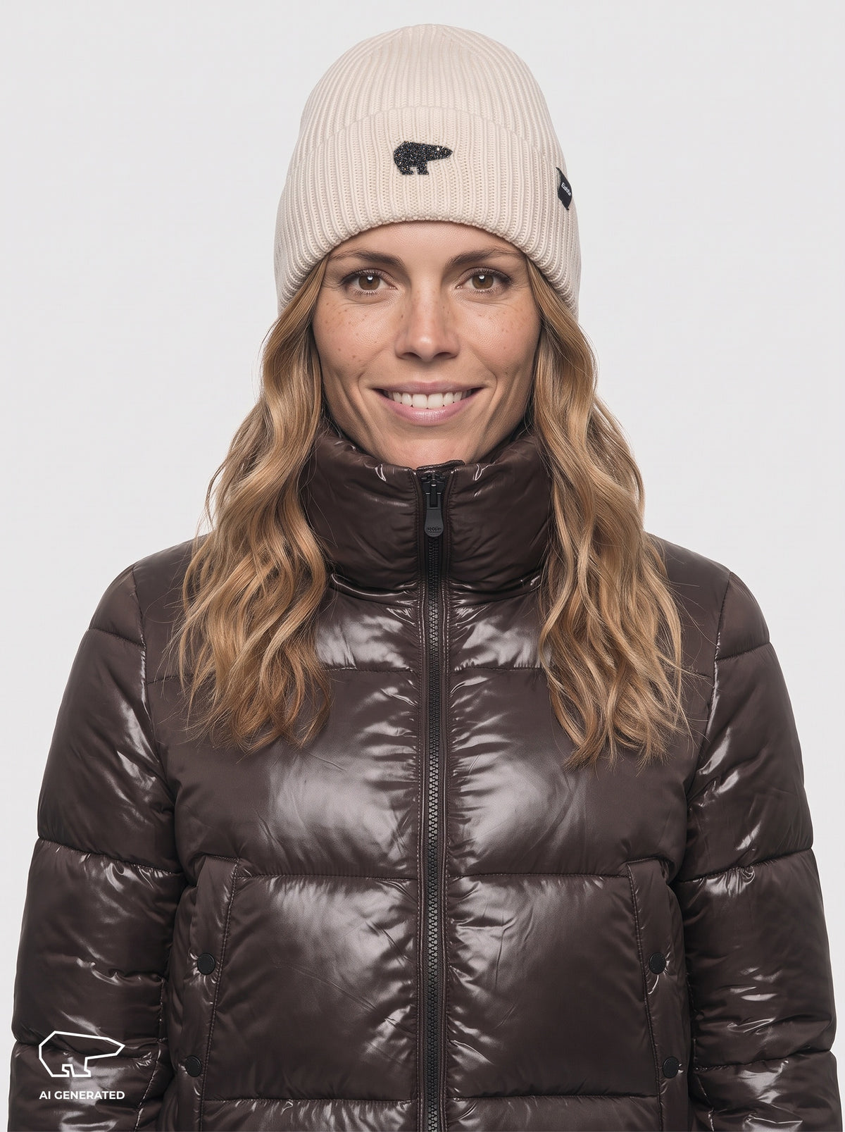 Elena Oversize Crystal Mütze