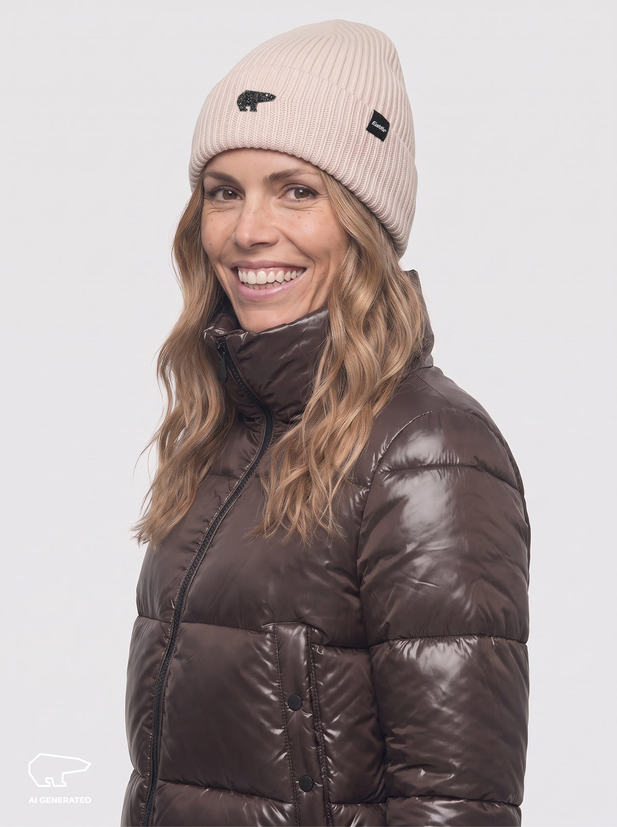 Elena Oversize Crystal Mütze
