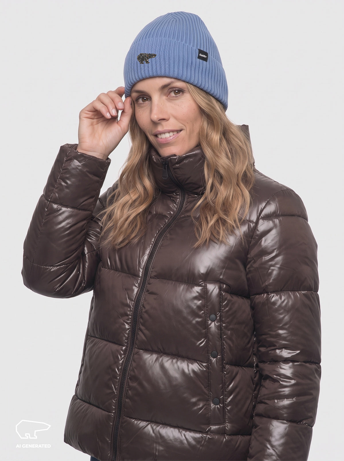 Elena Oversize Crystal Mütze