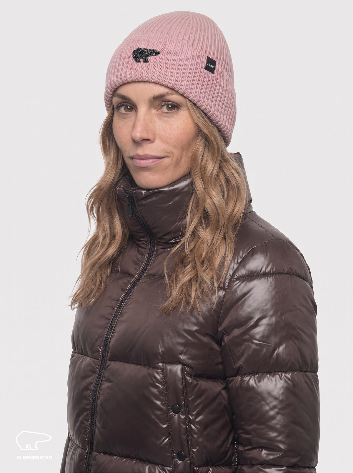 Elena Oversize Crystal Mütze