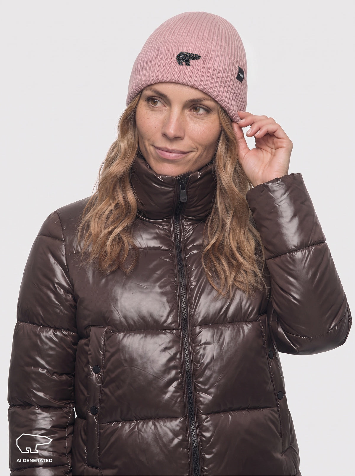 Elena Oversize Crystal Mütze