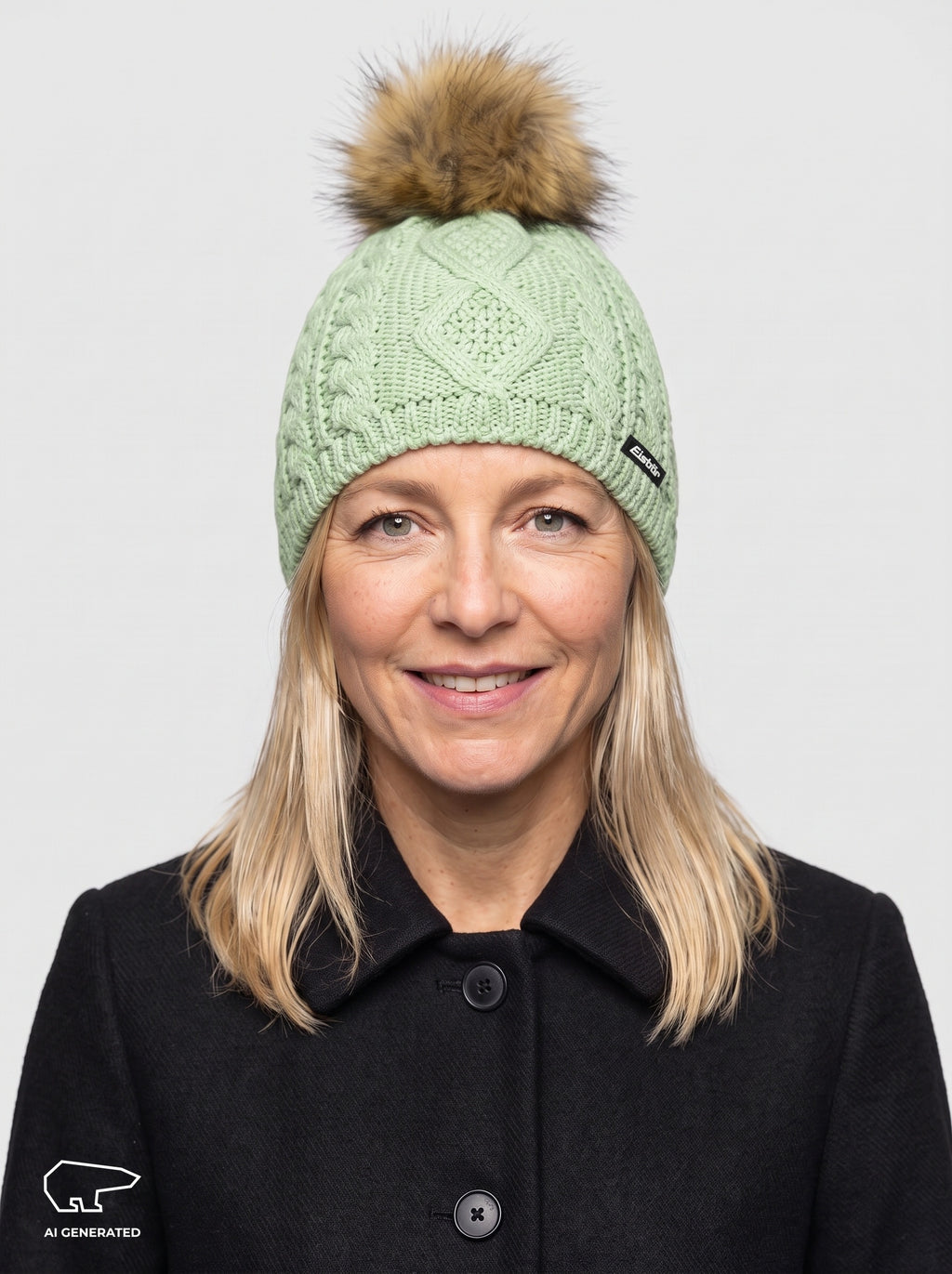 Nelia Lux Pom-Pom Beanie
