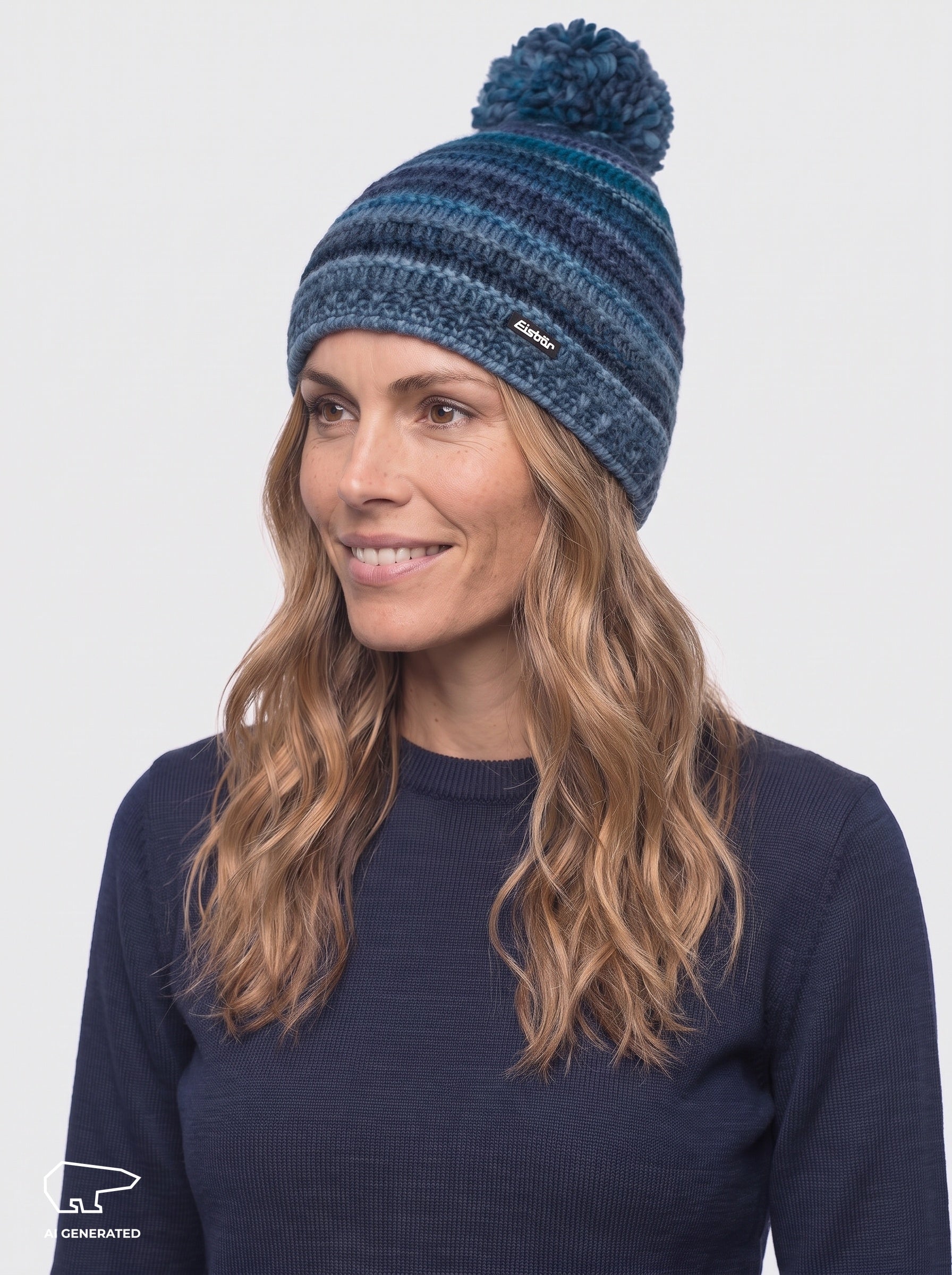 Mikata Pom-Pom Beanie