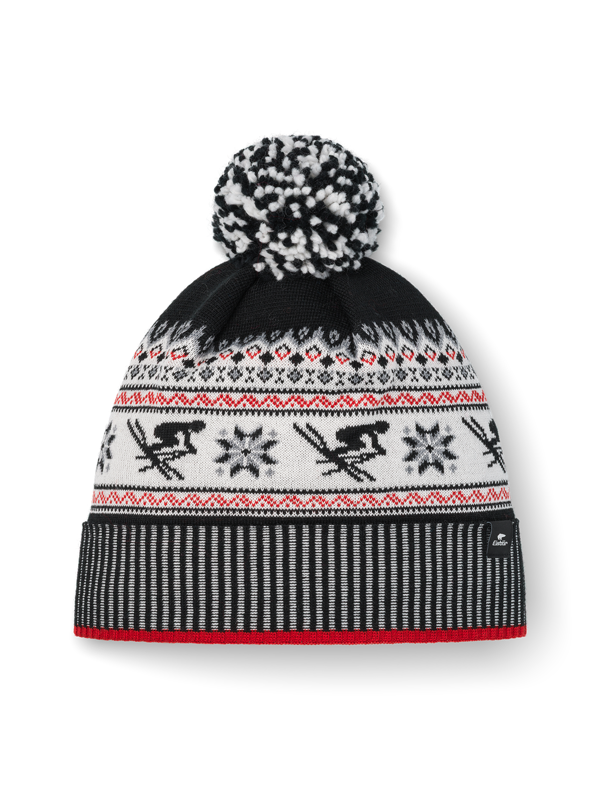 Retro Oversized Bommelmütze