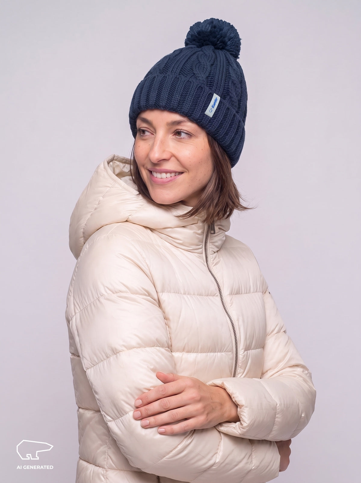 Alba UNI Pompon Mütze