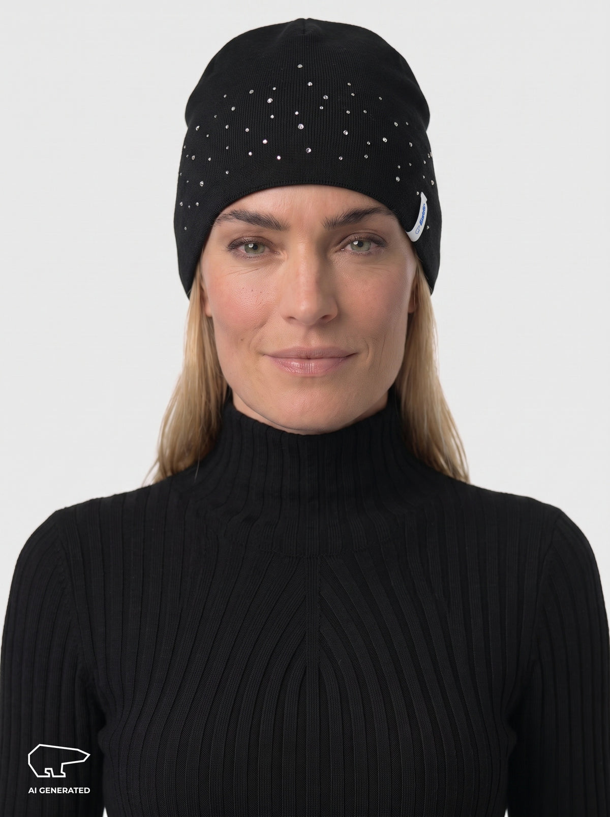 Nesta Oversize Crystal Mütze
