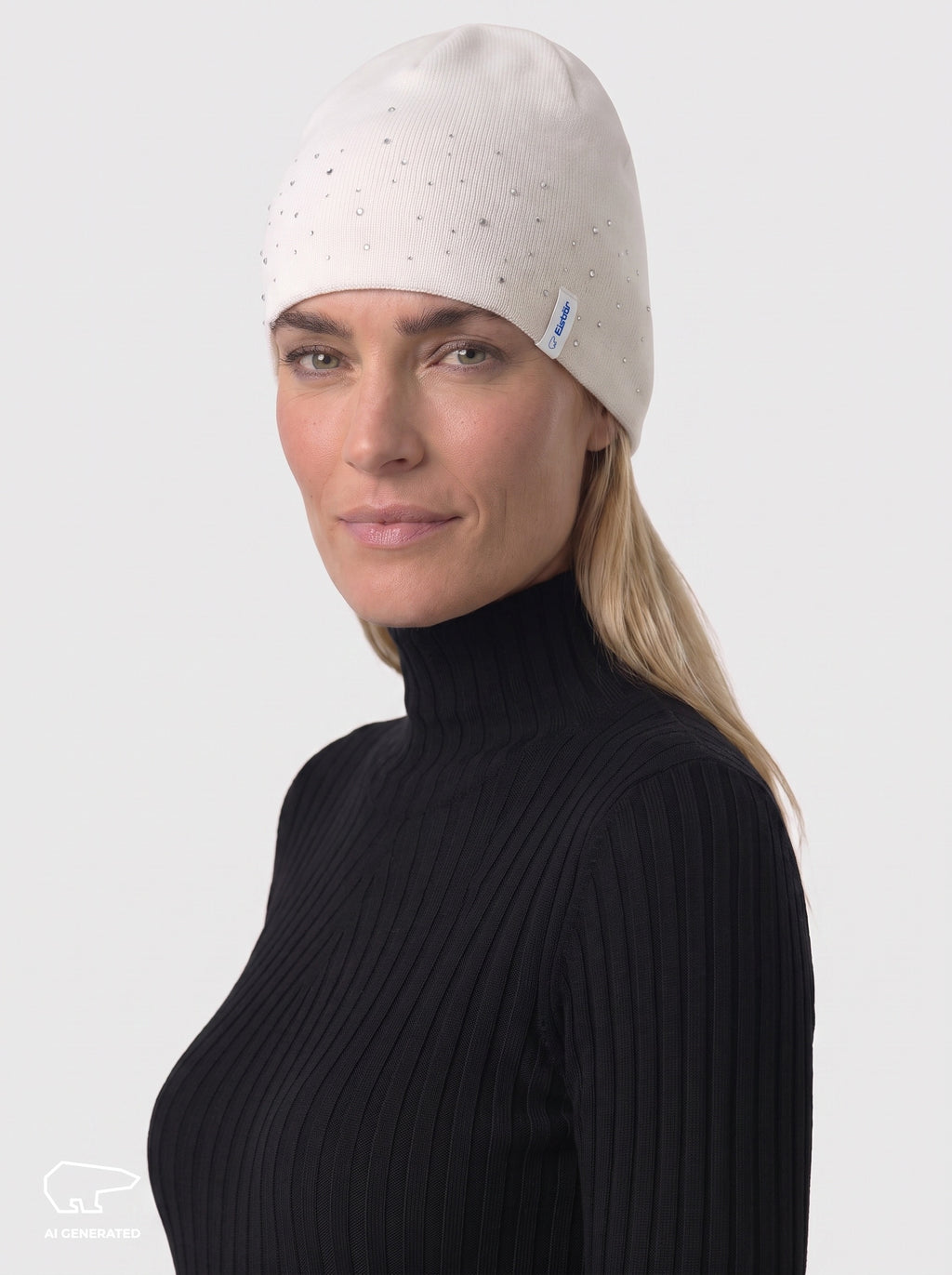 Nesta Oversize Crystal Mütze