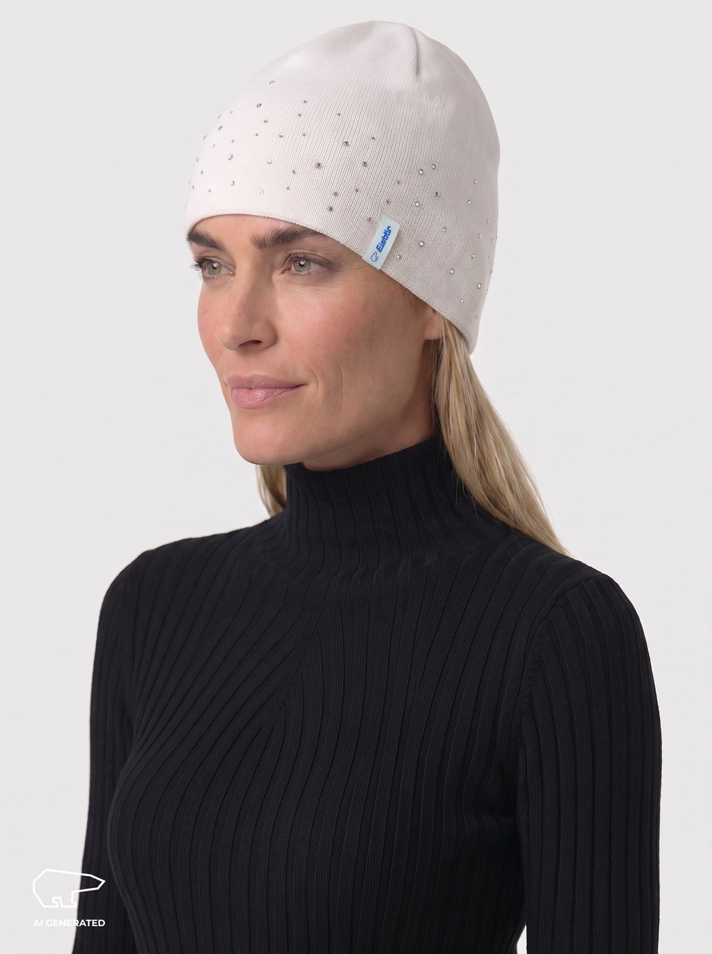 Nesta Oversize Crystal Mütze