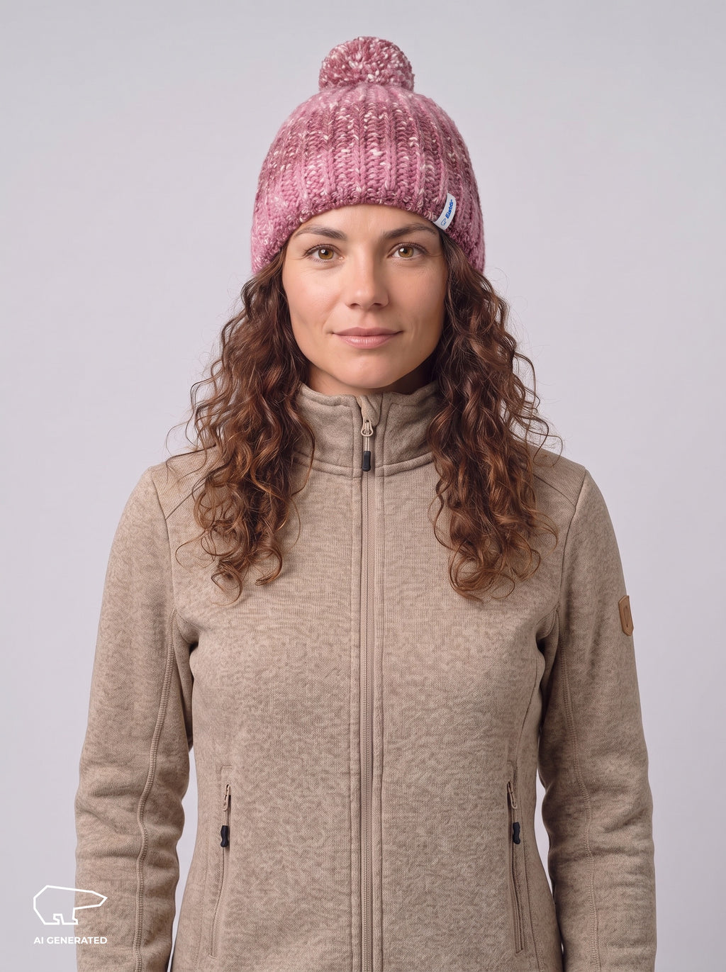 Zenta Oversize Pom-Pom Beanie
