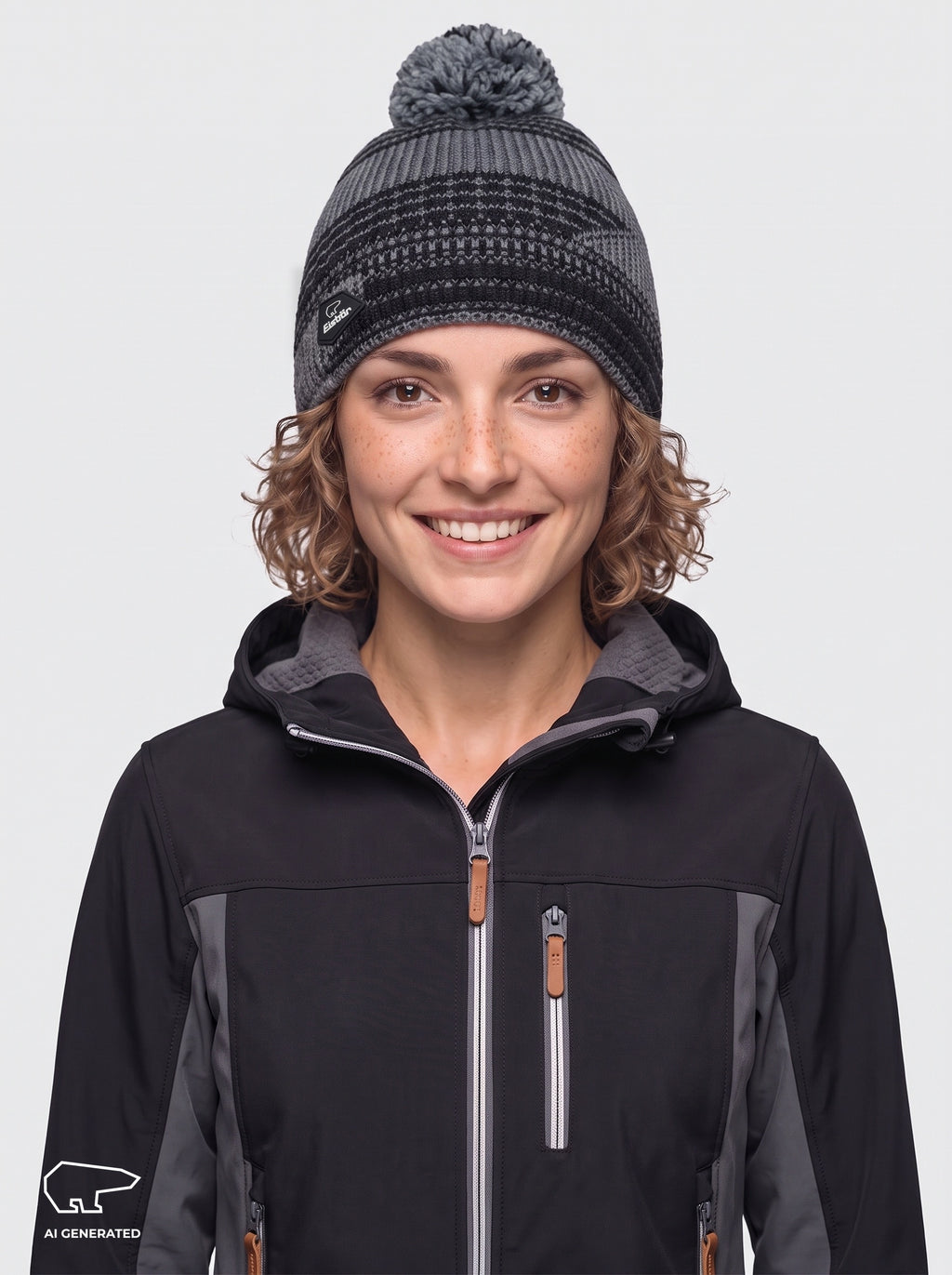 Nona Oversize Pompon Mütze