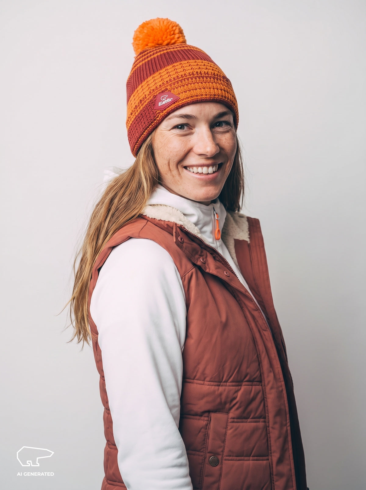 Nona Oversize Pompon Mütze