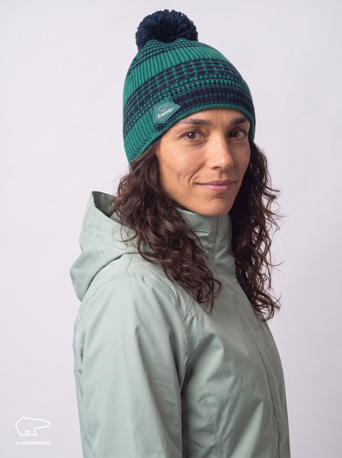Nona Oversize Pompon Mütze
