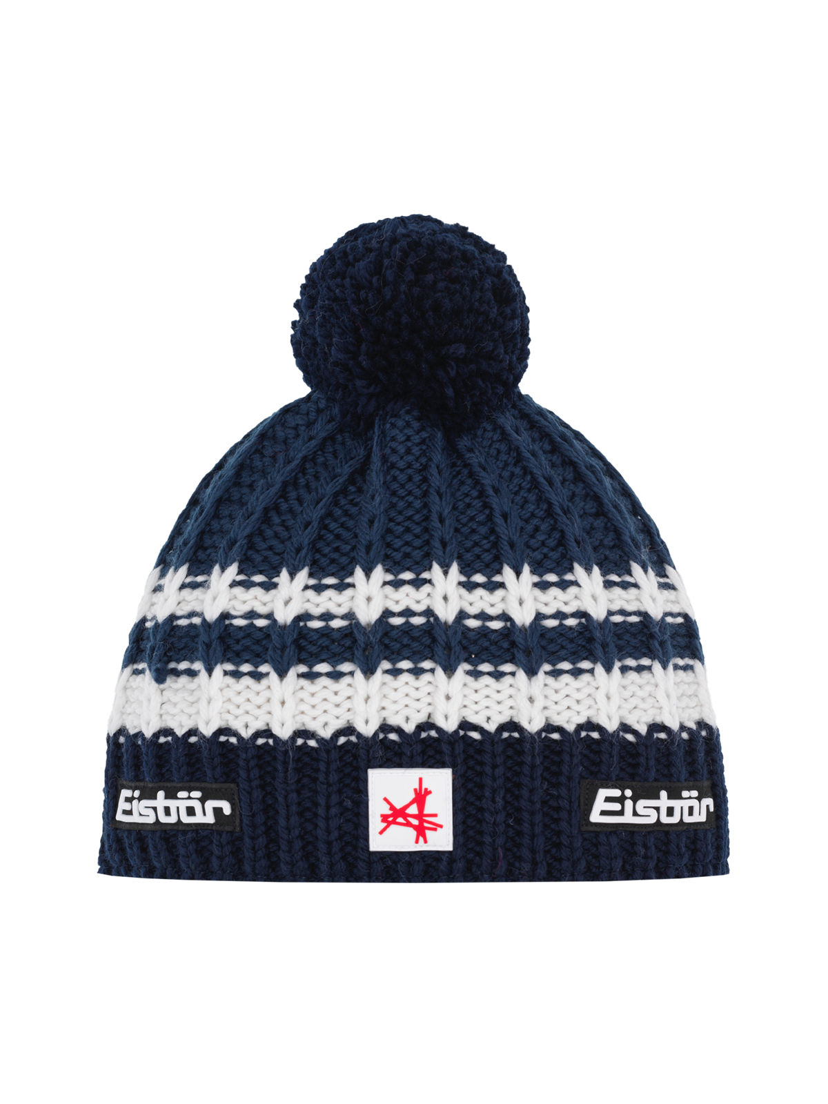 Buoy Beer Astoria Pom Pom Knit Snow Winter Beanie Hat France Ski Austria Pompom Hat by Eisbär --> Shop Hats  main image 3