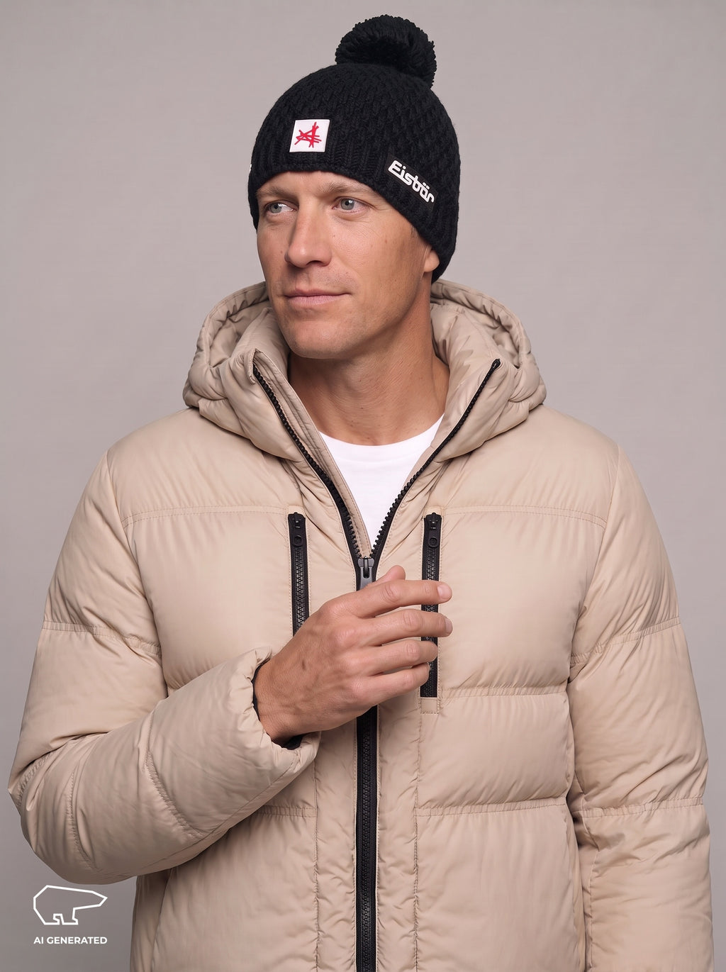 Trail Ski Austria Pom-Pom Beanie