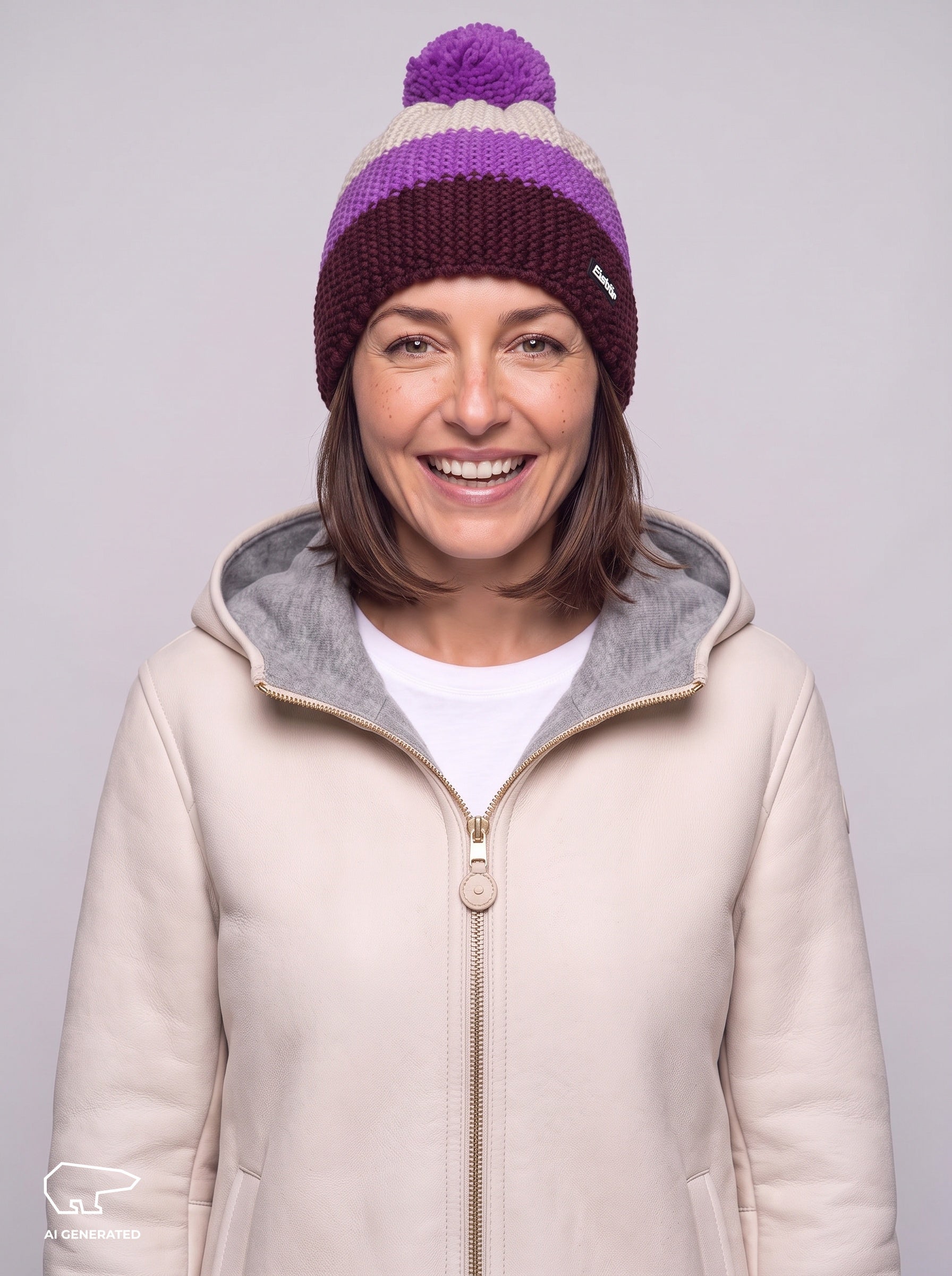 Star Pom-Pom Beanie