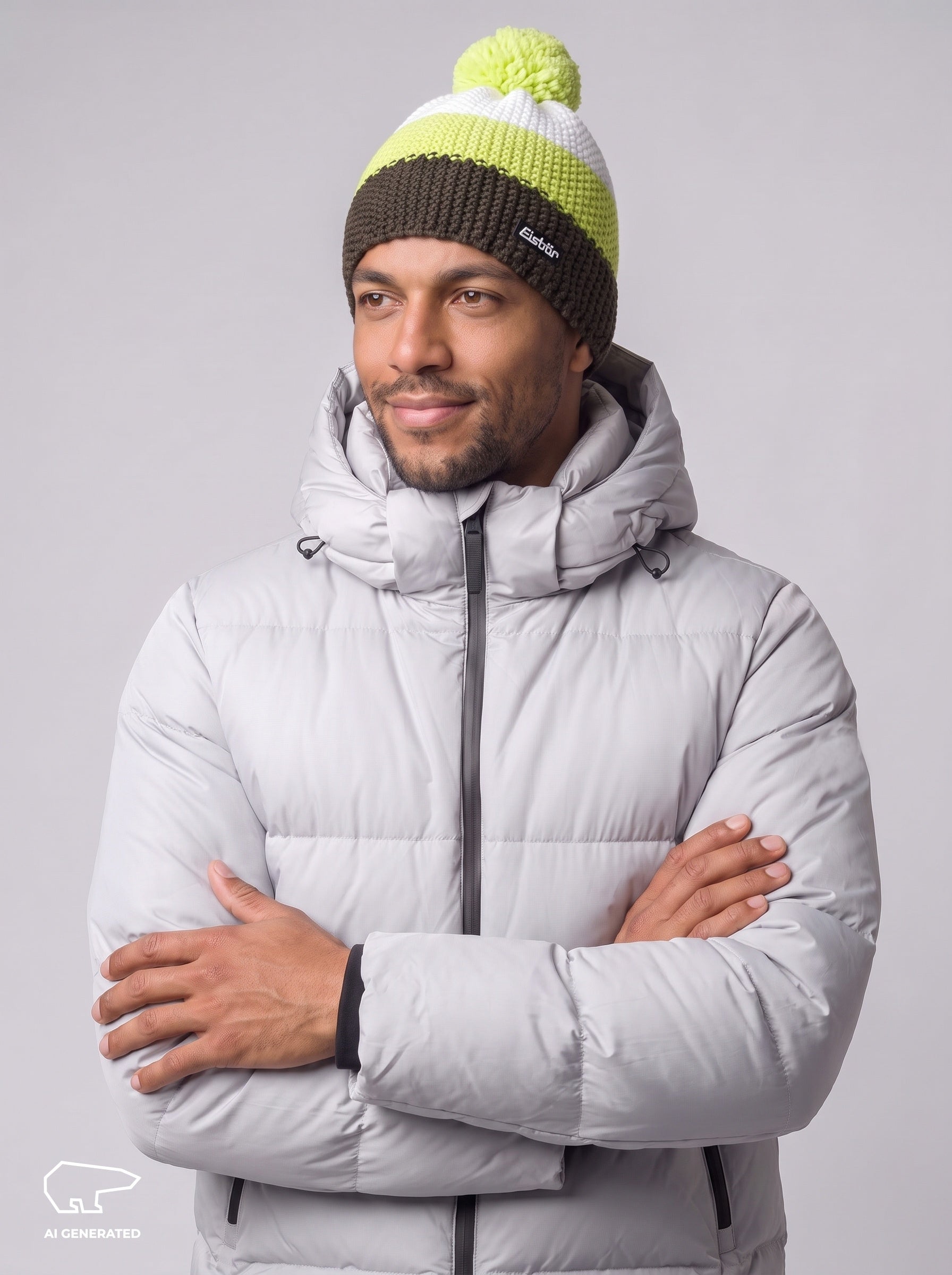 Star Pom-Pom Beanie
