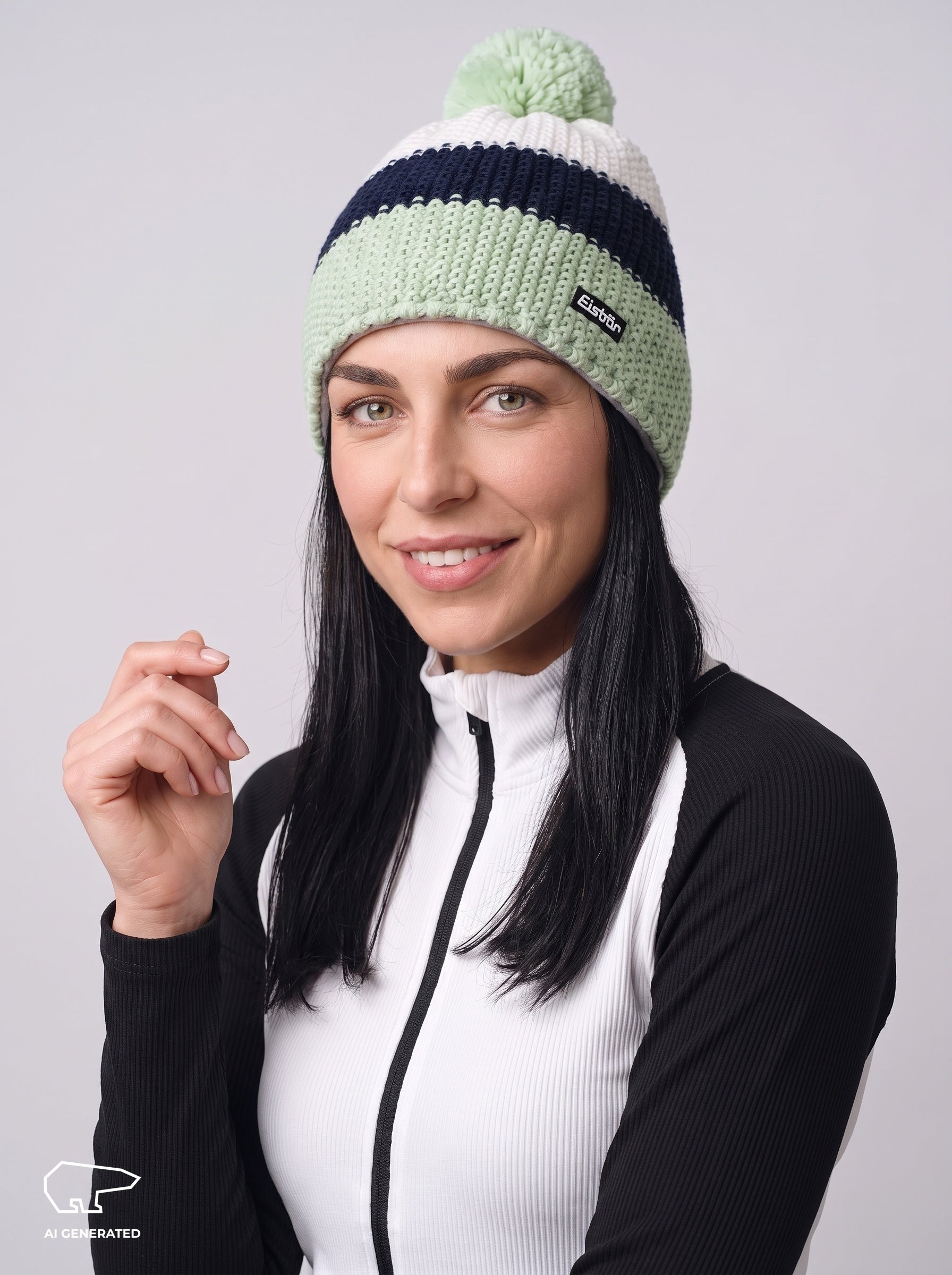 Star Pom-Pom Beanie