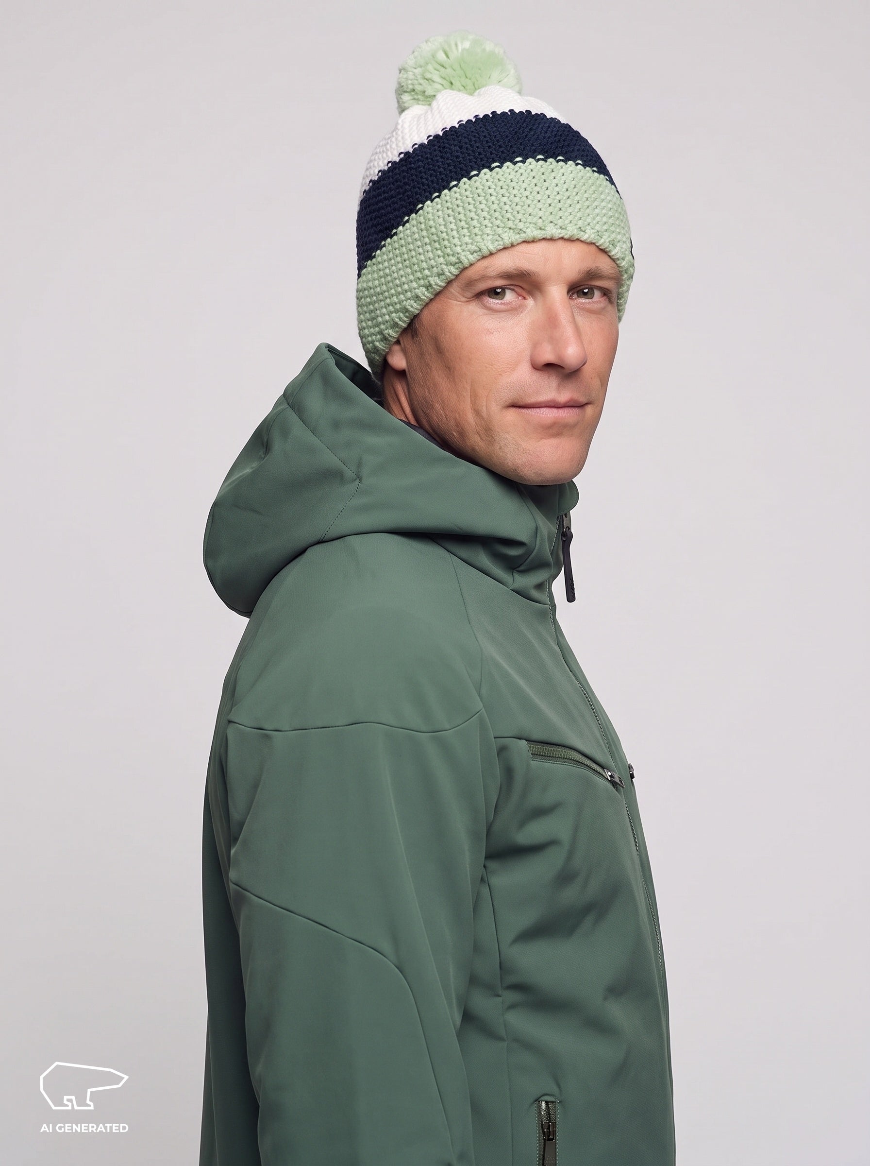 Star Pom-Pom Beanie