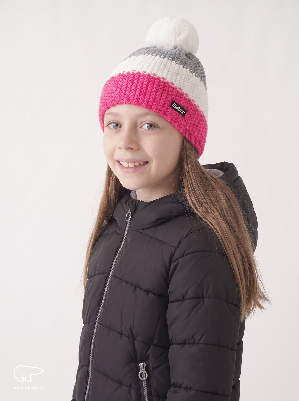 Star Kids Pom-Pom Beanie