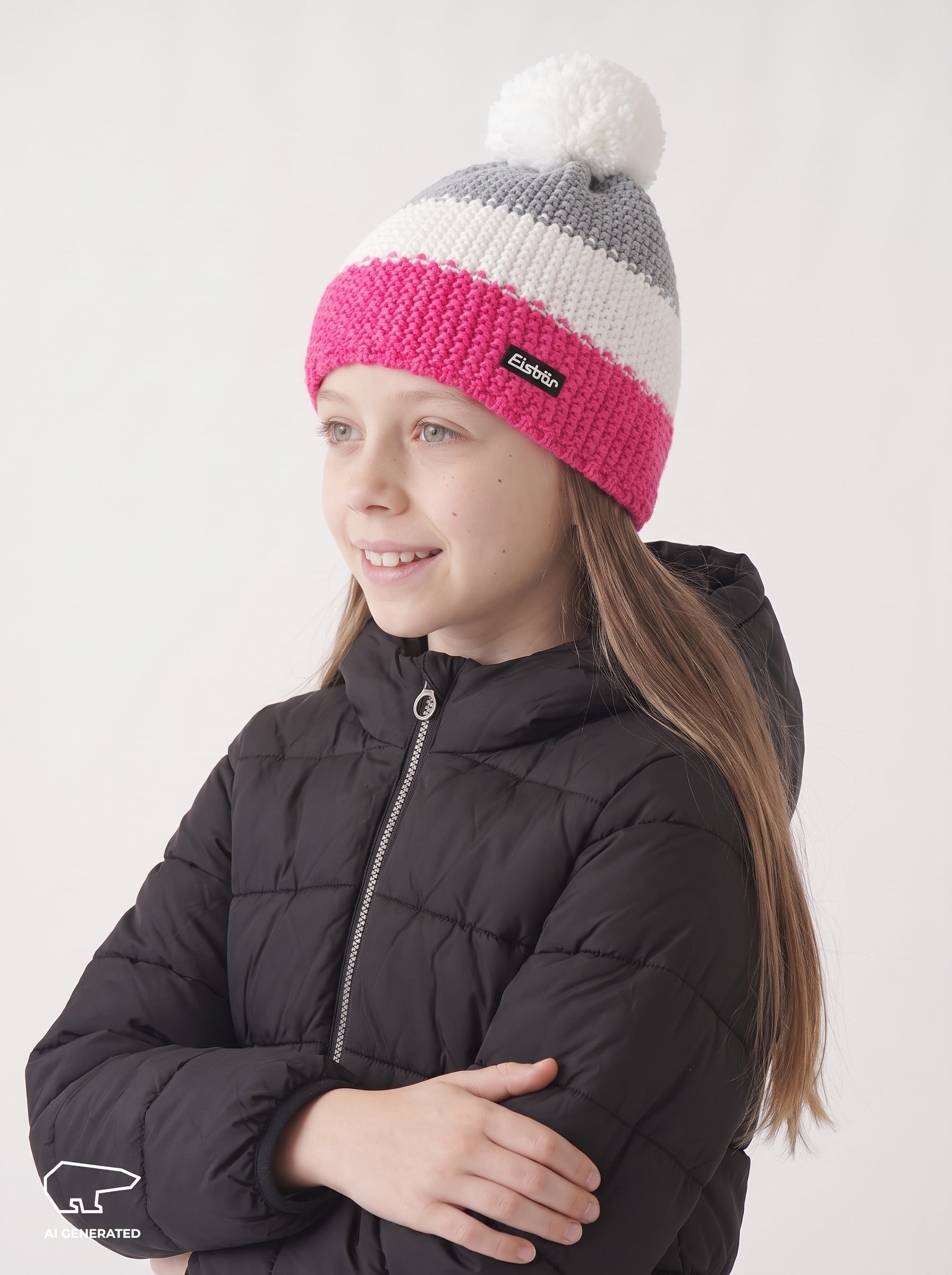 Star Kids Pom-Pom Beanie