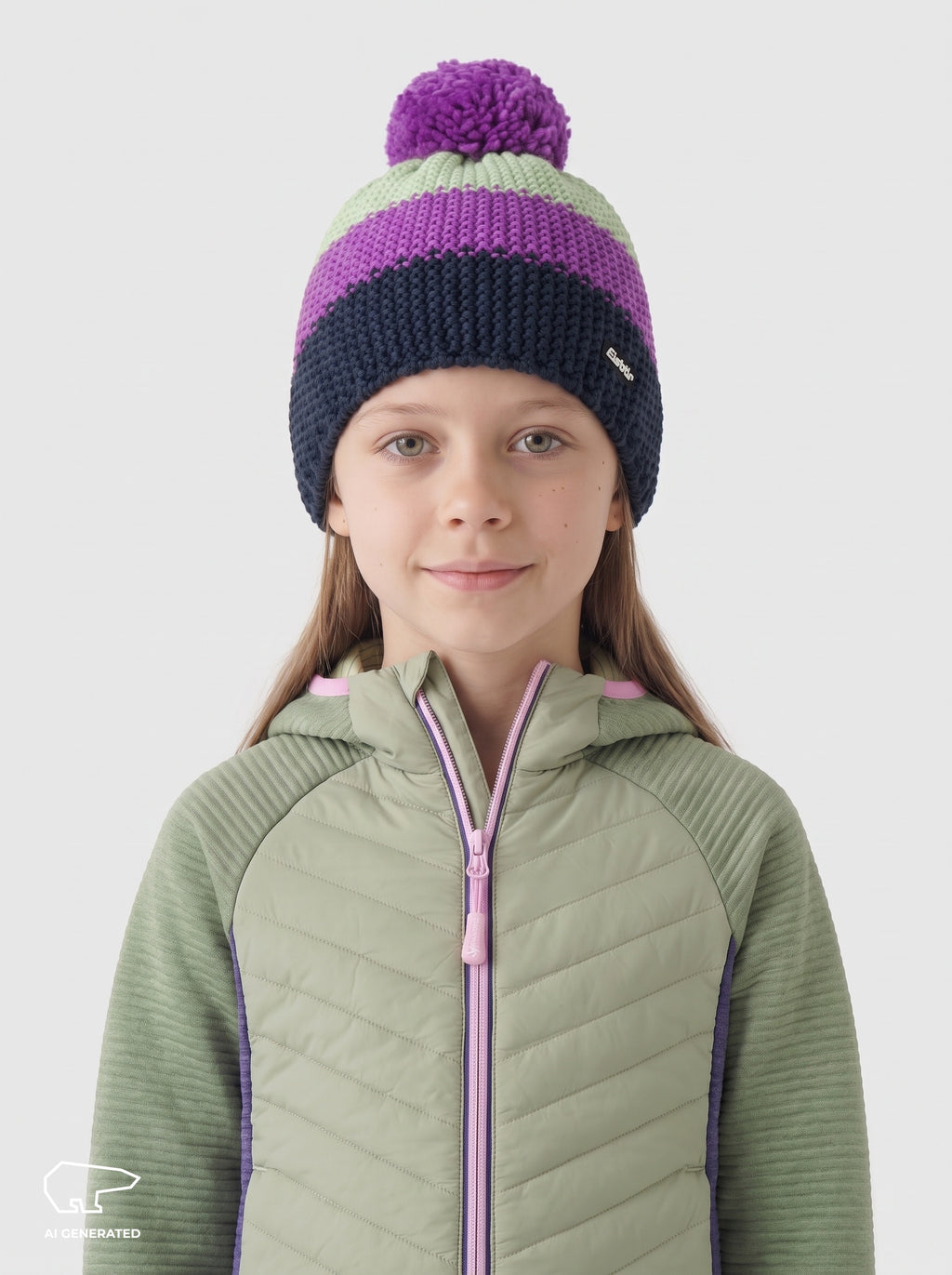 Star Kids Pom-Pom Beanie