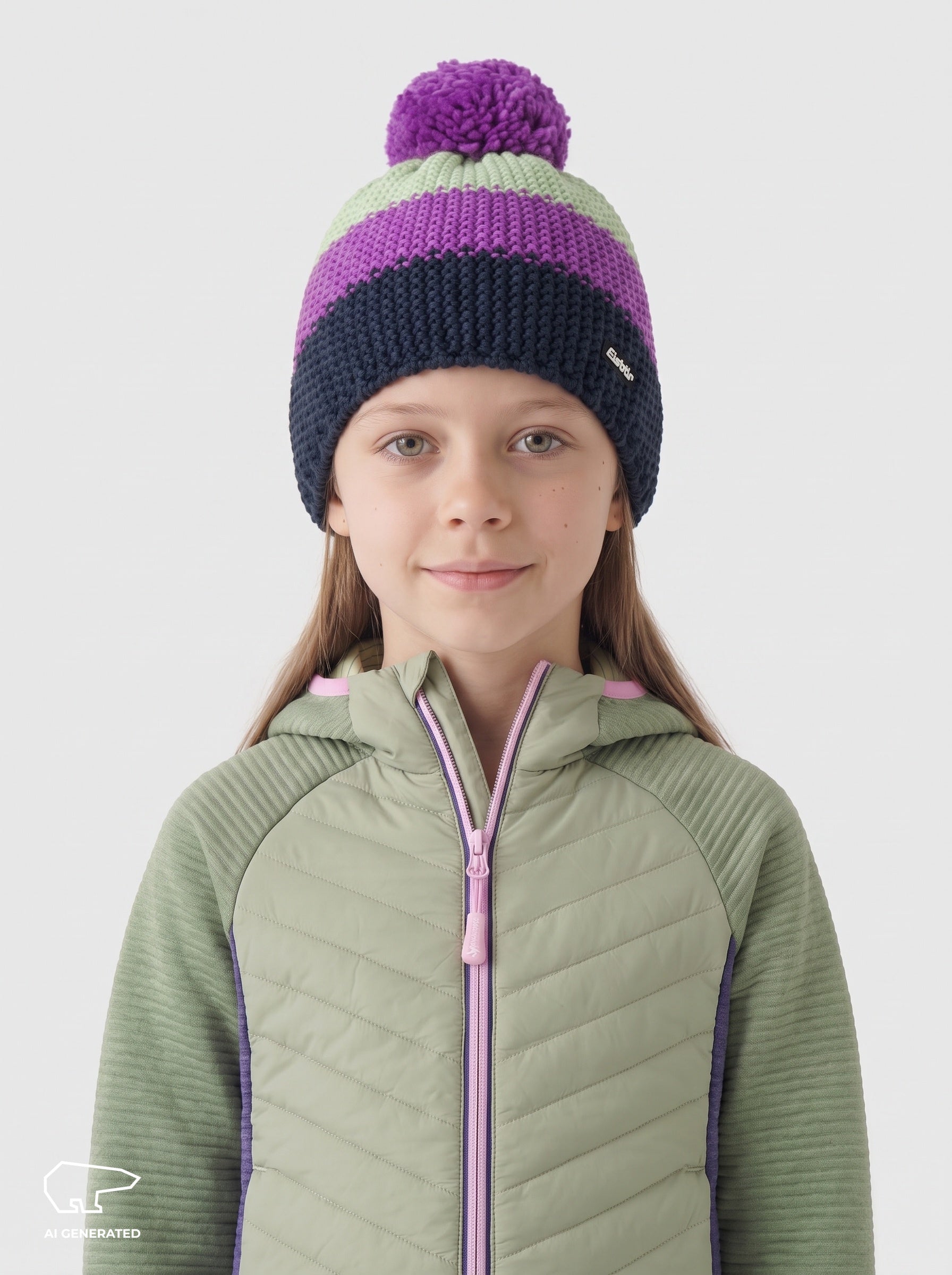 Star Kids Pom-Pom Beanie