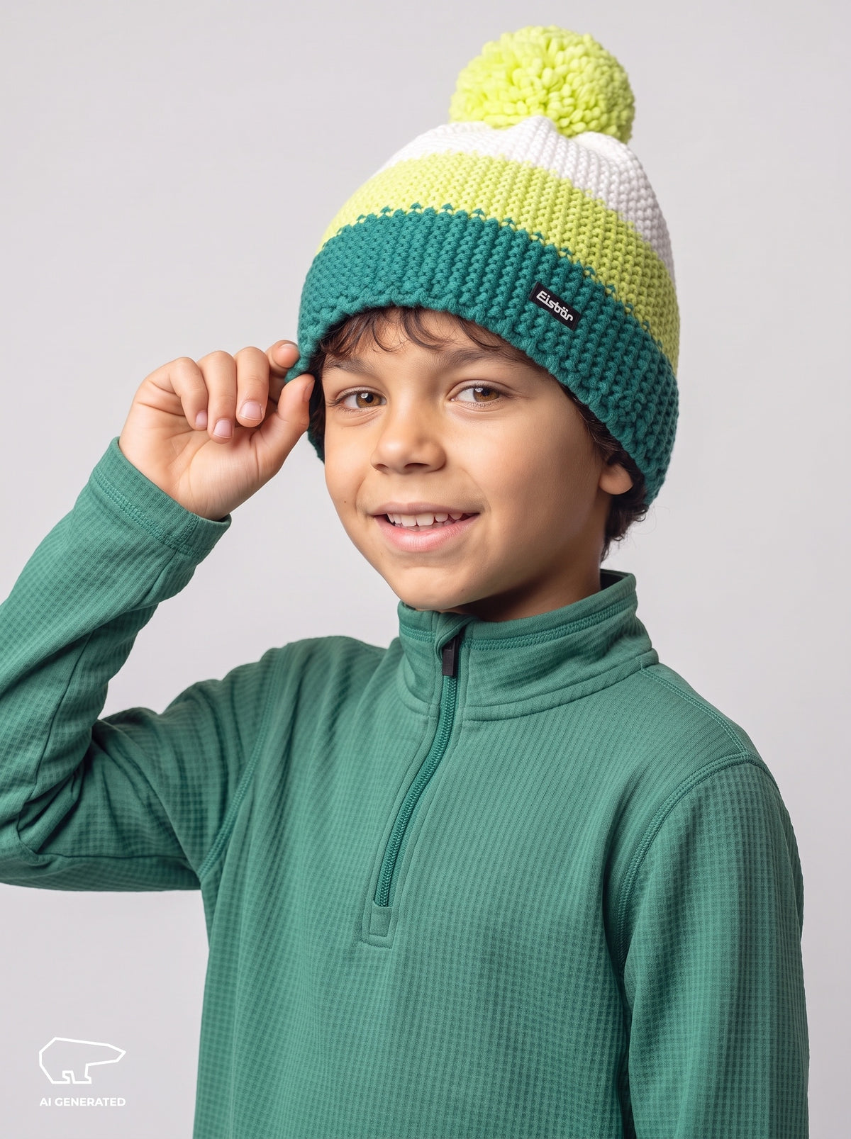Star Kids Pom-Pom Beanie