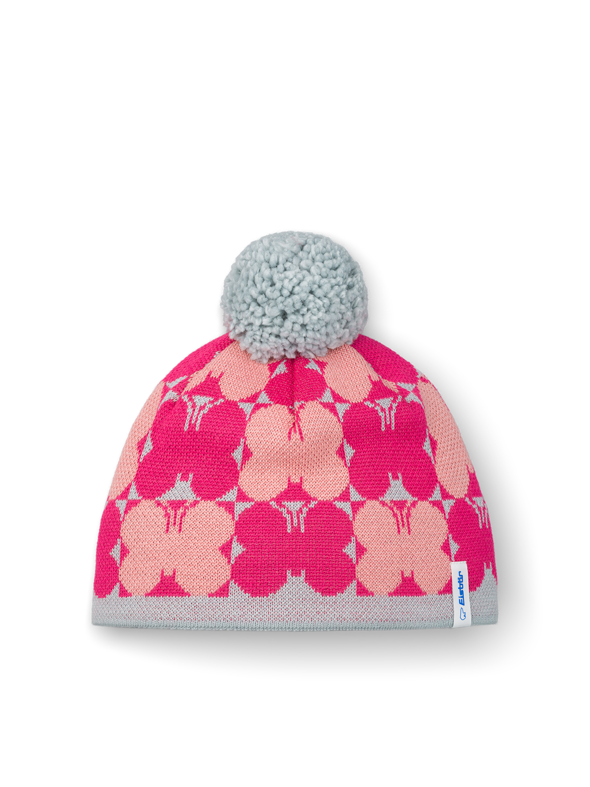 Butterfly Pompon Mütze kids