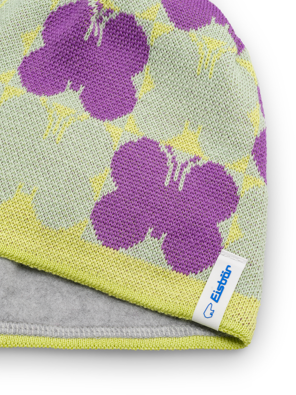 Butterfly Pompon Mütze kids