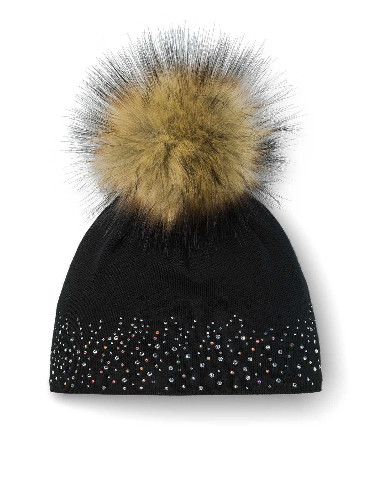 Nalin Lux Crystal Pom-Pom Beanie – Eisbär - die Haube für immer