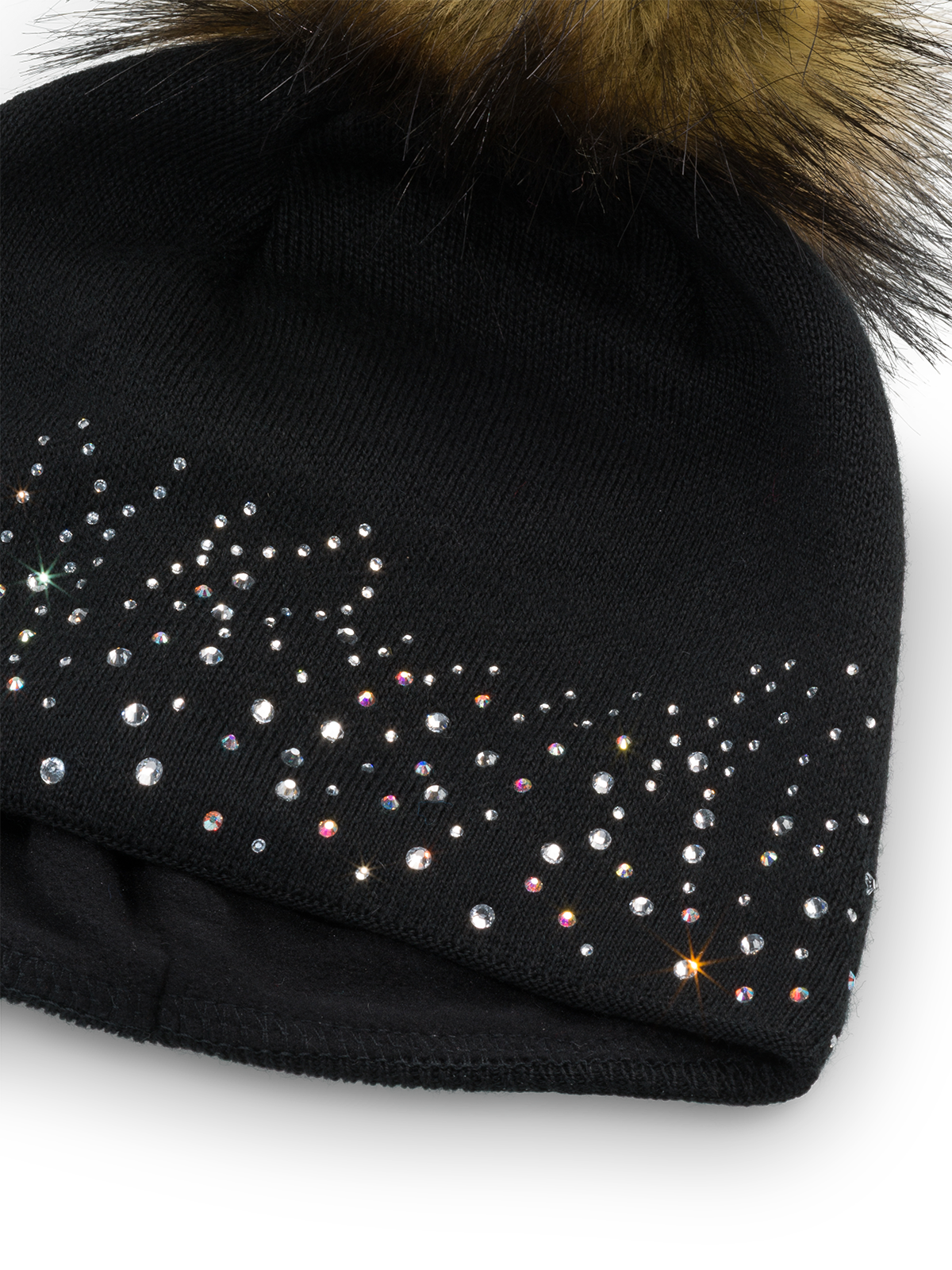 Nalin Lux Crystal Bommelmütze