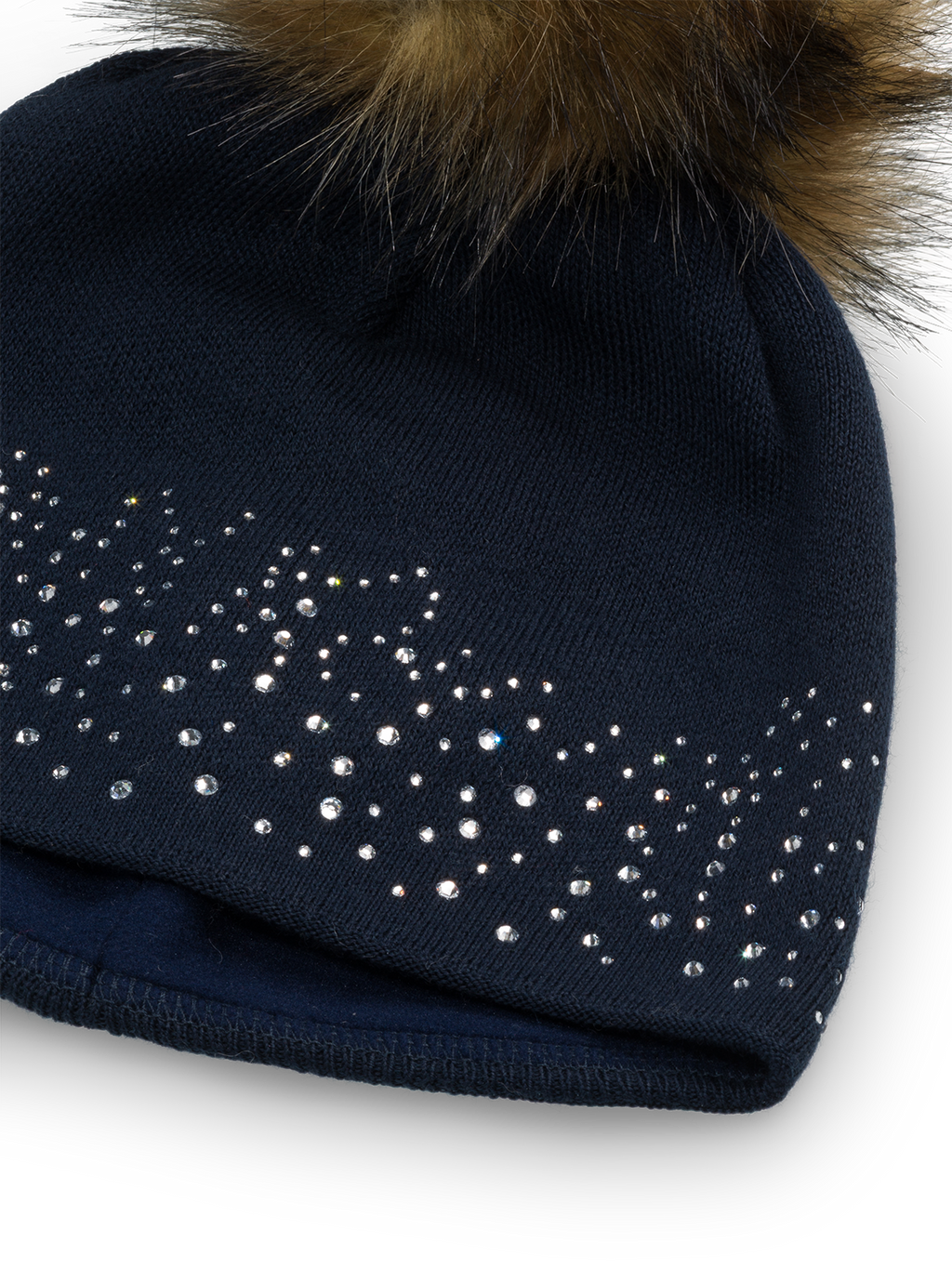 Nalin Lux Crystal Bommelmütze