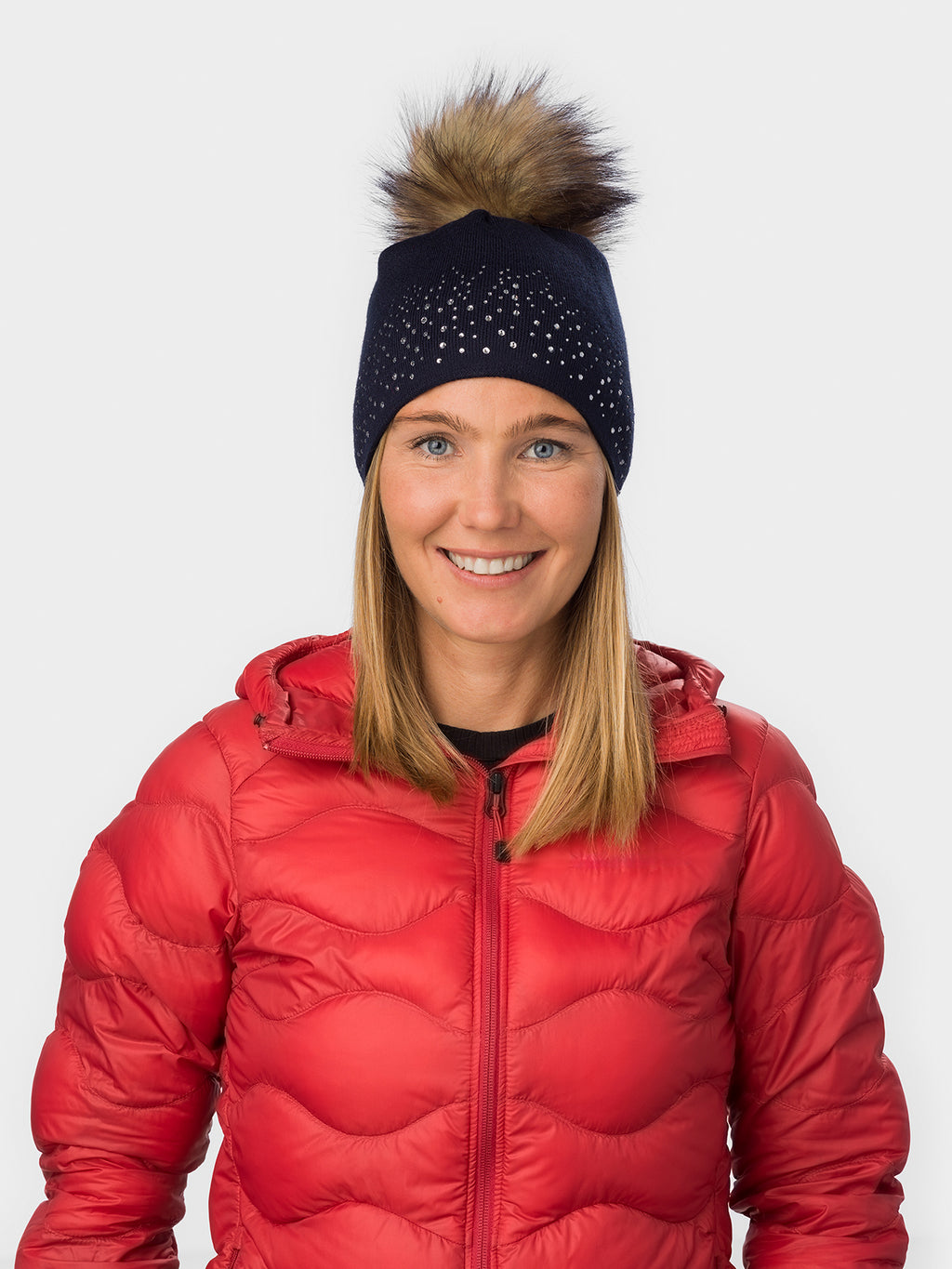 Nalin Lux Crystal Bommelmütze