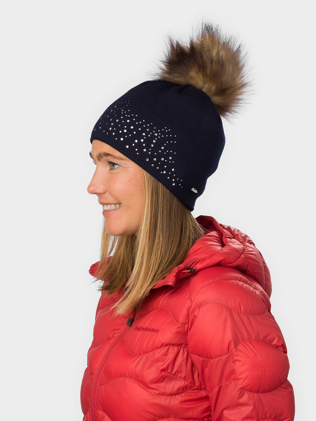 Nalin Lux Crystal Bommelmütze