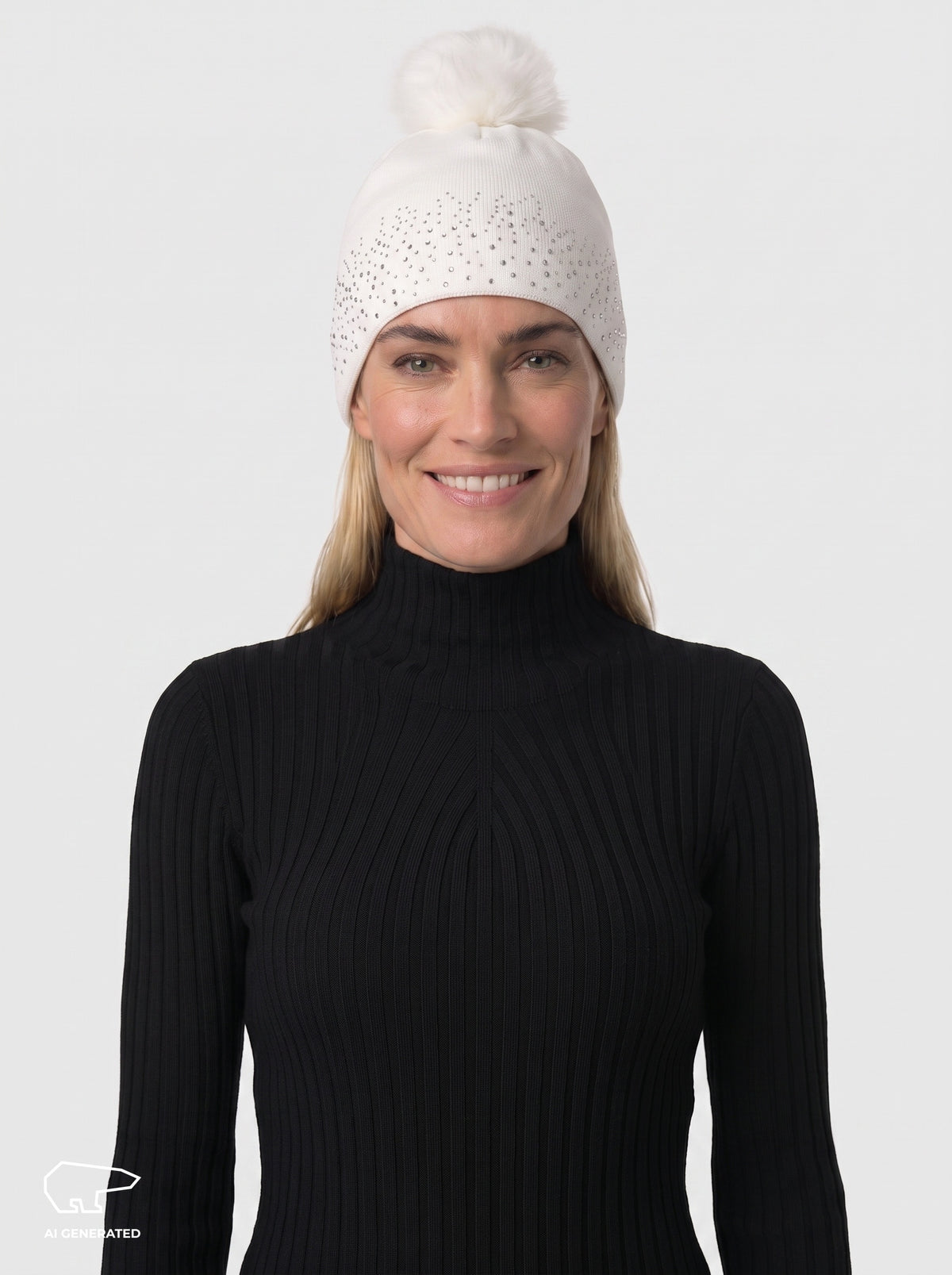 Nalin Lux Crystal Bommelmütze