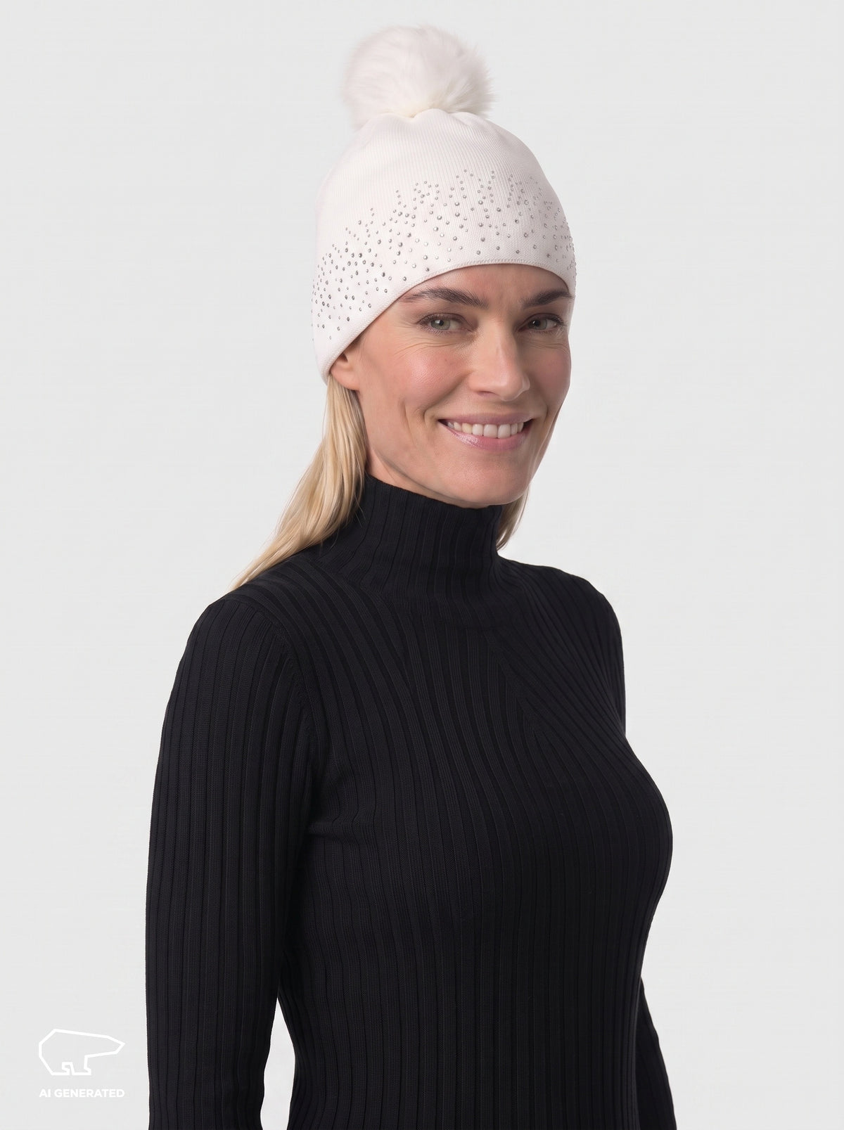 Nalin Lux Crystal Bommelmütze