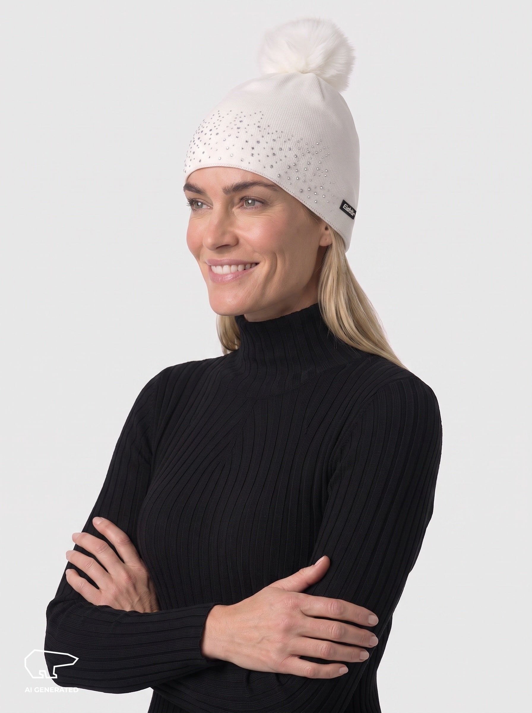Nalin Lux Crystal Bommelmütze