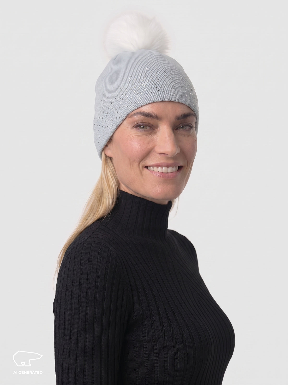 Nalin Lux Crystal Bommelmütze